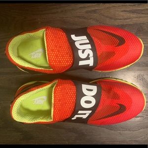Men’s Nike Red Shoes “Just Do It” Size 10